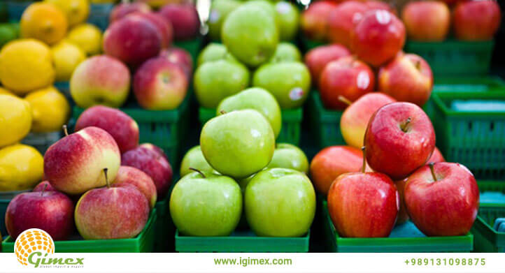 سیب صادراتی رنگی