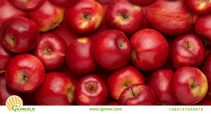 سیب صادراتی قرمز